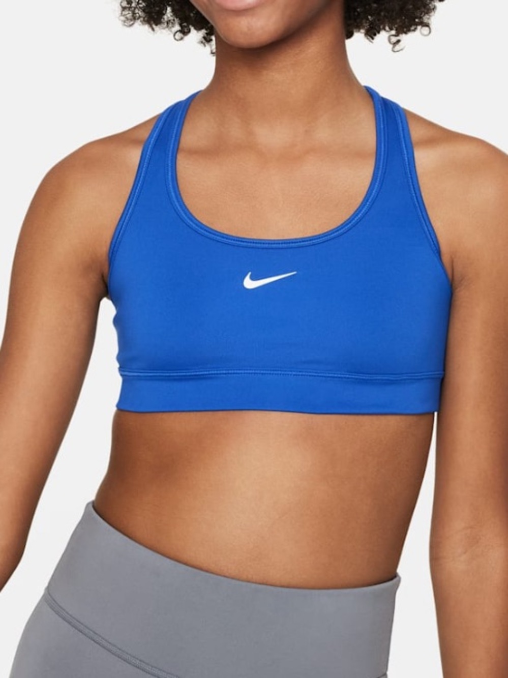 Nike Girl Dri-FIT Racerback Sports Bra - Royal Blue